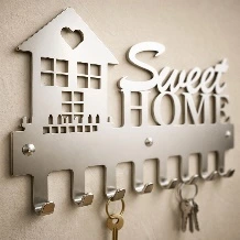Sweet Home Stainless Steel Key Holder